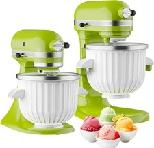Ice Cream Maker Attachment for Kitchenaid Stand Mixer, Compatible with 4.5/5Qt &