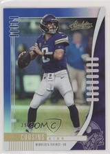 2019 Panini Absolute Blue Spectrum 39/50 Kirk Cousins #67 rh9