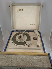 FONOVALIGIA LESAPHON GIADA II MOD. LESA LF 260A ANNO 1963 GIRADISCHI FUNZIONANTE