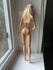 Barbie 1999 Vintage Blonde Lips Mattel Doll Y2k EUC Movable Arms Legs Blue Eyes — photo 4