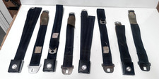 66-67 Ford Galaxie Fairlane Thunderbird Seat Belt Set Lap Black Deluxe Og 66-67 Ford Galaxie Fairlane Thunderbird Seat Belt Set Lap Black Deluxe Og
