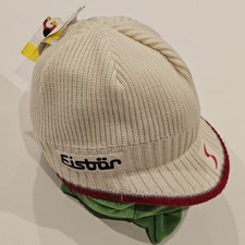 Eisbar Streif Schirmmütze Beanie Mütze One Size Österreich Ski Nationalmannschaft