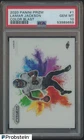2020 Panini Prizm Color Blast #1 Lamar Jackson Ravens SSP Case Hit PSA 10