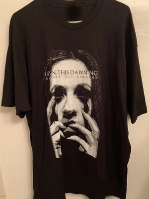 Rare Upon This Dawning we are all sinners T-shirt S to 5XL NE217 FREE SHIPPIN