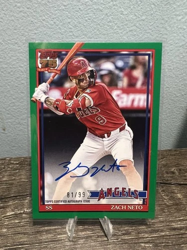 2026 Topps Series 1 Zach Neto Red Foil (RAW)