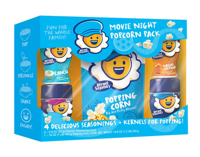 Kernel Season'S Movie Night Supplies, Popcorn and Seasoning Party Pack, 4 Flavor
