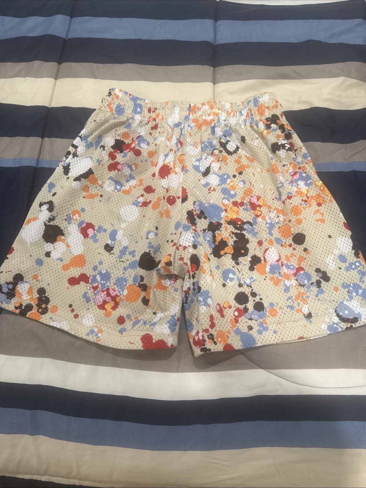 Eric Emanuel EE Basic Short White Splatter  Used … - image 2