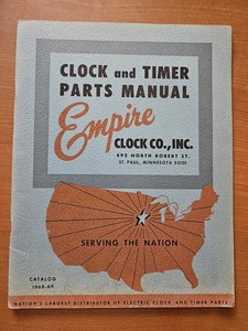 Empire Clock Company: Clocks And Timer Parts Manual