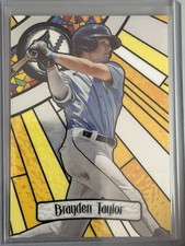 2023 Bowman Draft - Bowman Glass Brayden Taylor #BGA-9 (RC)