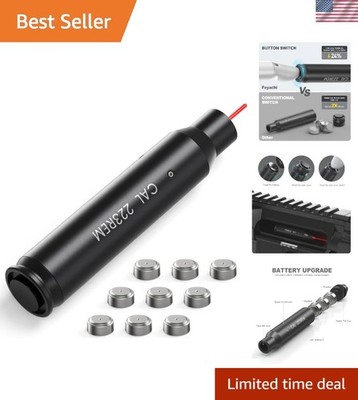 Class IIIA Red Dot Laser Boresighter for 223/5.56mm - Accurate & Reliable