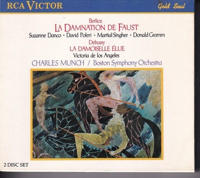 Berlioz Damnnation de Faust Danco, Poleri Munch Boston 2CD Schub BMG 88 sehr gut