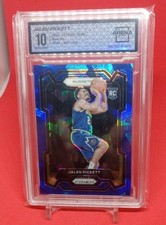 2023-24 PANINI PRIZM JALEN PICKETT #167 BLUE CRACKED ICE Prizm /125 Rookie RC 