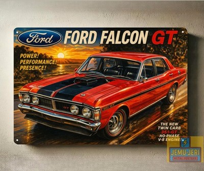 Ford Facon Gt Car Metal Poster - Sign - Size:20x30cm