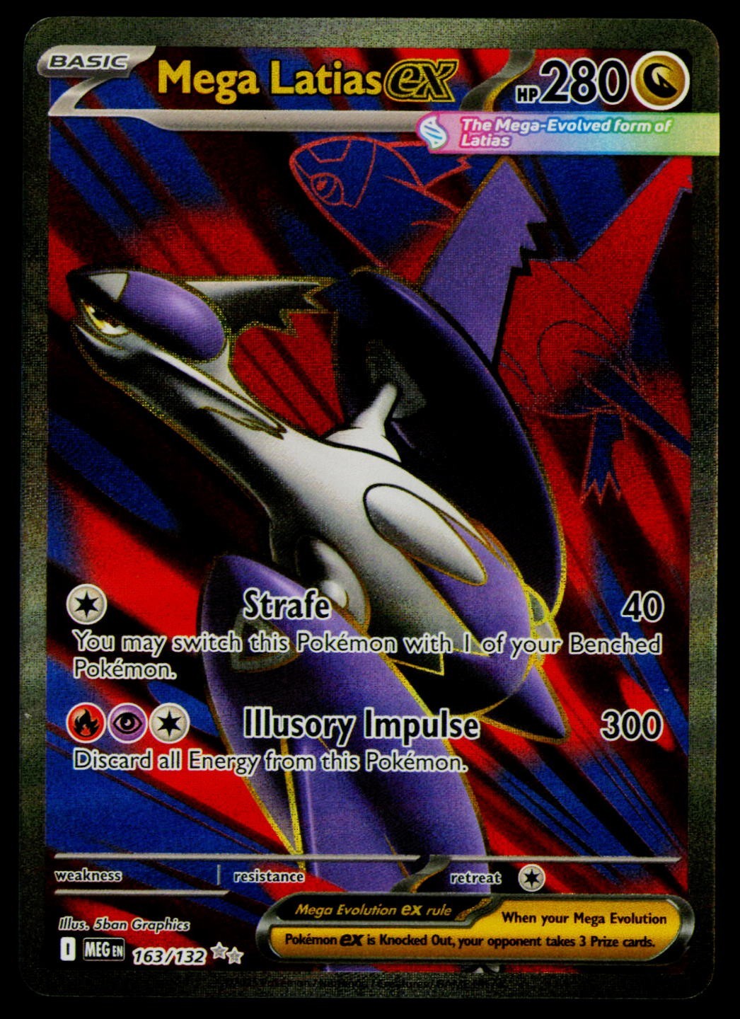 Mega Latias ex 2025 Mega Evolution #163/132 Ultra Rare (Full Art