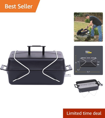 #ad Ultra Portable 1 Burner Gas Grill Perfect for Picnics and Outdoor Cooking $81.59