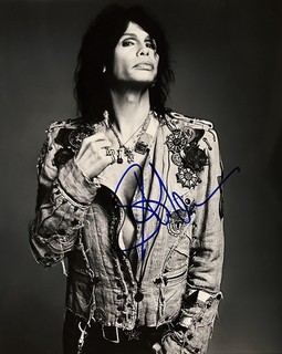 STEVEN TYLER Signed Autographed EARLY 8x10 Photo..AEROSMITH Rock LEGEND..COA