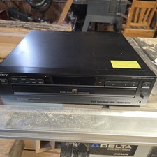 Sony CDP-C325 Stereo 5-Disc CD Changer Compact Disc - Cleaned Tested No Remote