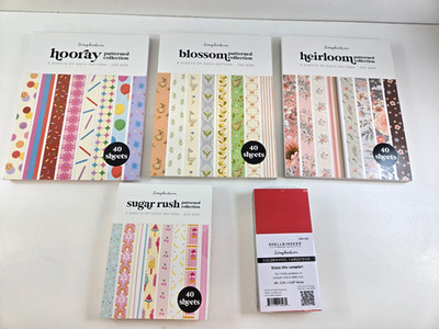 Scrapbook.com Scrapbook Paper Hooray,Heirloom,Blossom,Sugar Rush,Spellbinders