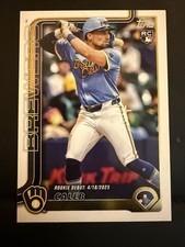 Topps 2025 Update Series Rookie Debut Caleb Durbin Milwaukee Brewers US59