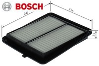 Bosch F026400723 Luftfilter Luftfiltereinsatz FüR Suzuki