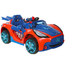 6V Spider-Man Super Car, Battery Powered Ride-on with Lights and Sounds, by Dyna