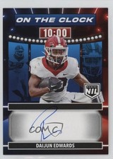 2024 Panini Prestige On the Clock Signatures Daijun Edwards #OTC-DES Auto 0nr3