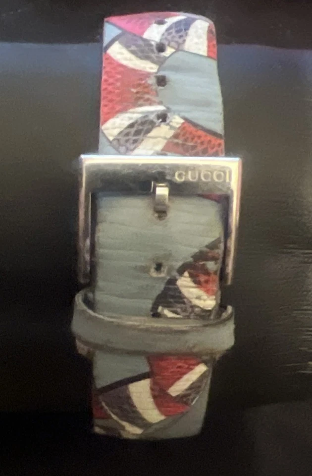 Gucci G-TIMELE Watch 38mm Blue Dial Quartz Unisex New Pre-Owned - Image 3 of 4