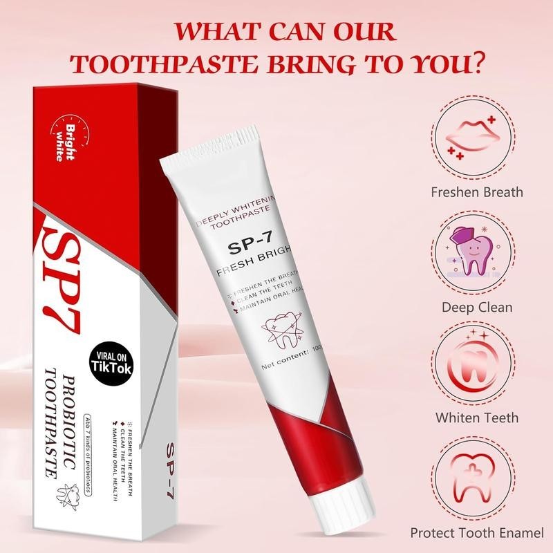 SP-7 Probiotic Whitening Toothpaste Natural Sensitive Teeth Protection