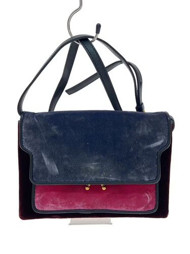 MARNI Shoulder Bag, Velour, BRD