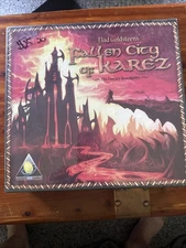 FALLEN CITY OF KAREZ Fantasy Board Game Golden Egg Games SEALED NEW!!