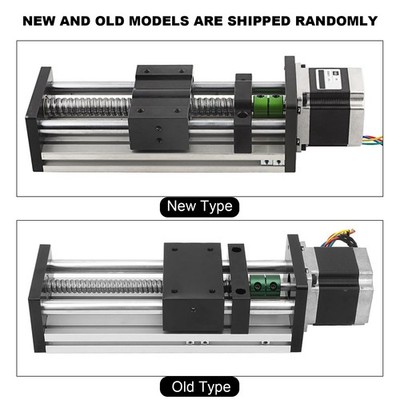 100mm Effective Travel 1605 Ball Screw Guide Rail Sliding Table Nema23 57 St SET