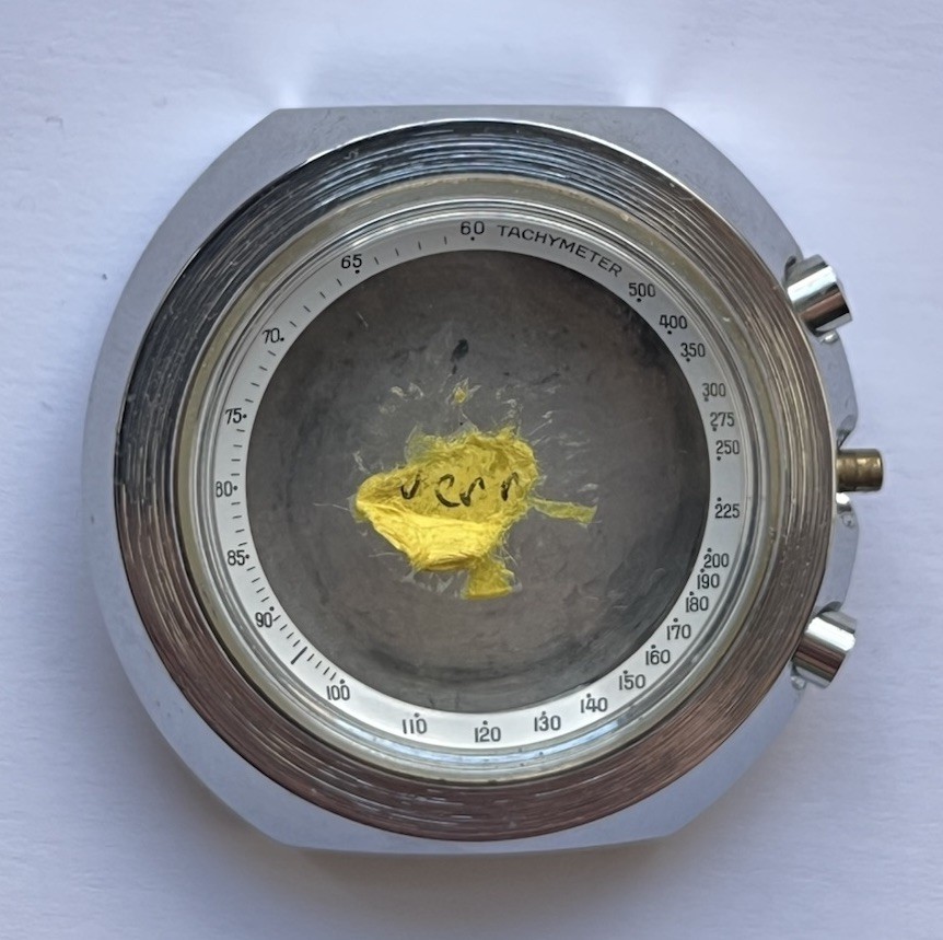 Boitier de montre chronograph vintage pour restaurer un chronographe de collection 43mm