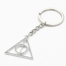 Harry Potter Símbolo Reliquias de la Muerte Llavero Antiguo Aleación Llavero Regalo