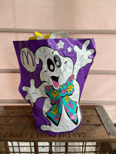 Vintage 1990 HALLOWEEN McDonald's Ghost Vinyl Trick-or-Treat Bag, Made in Taiwan