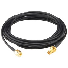 SMA WiFi Antenna Cable 9.84Ft SMA Male to SMA Female Bulkhead Mount RG174 Coa...