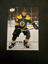 2025-26 Upper Deck Series 1 - Young Guns Michael Callahan #222 RC Bruins
