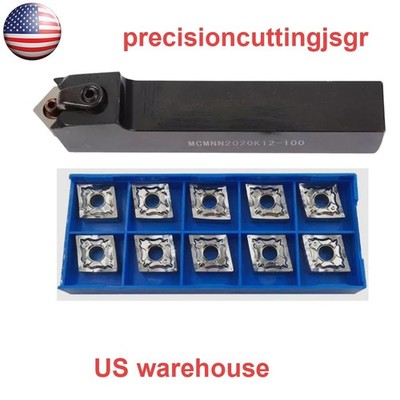 40° 20mm  External chamfering knife holder +10PCS Aluminum turning blades R0.4