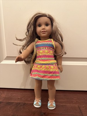 American Girl 18'' Doll Lea Clark 2016 Girl of The Year Pajamas Rainforest