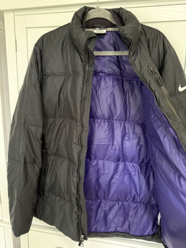 Nike NFL On Field Baltimore Ravens Puffer Jacket Coat Black Medium - Picture 8 of 9