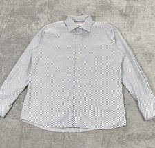 Eton Button Up Shirt Mens 16 41 Signature Twill Contemporary Fit Micro Floral