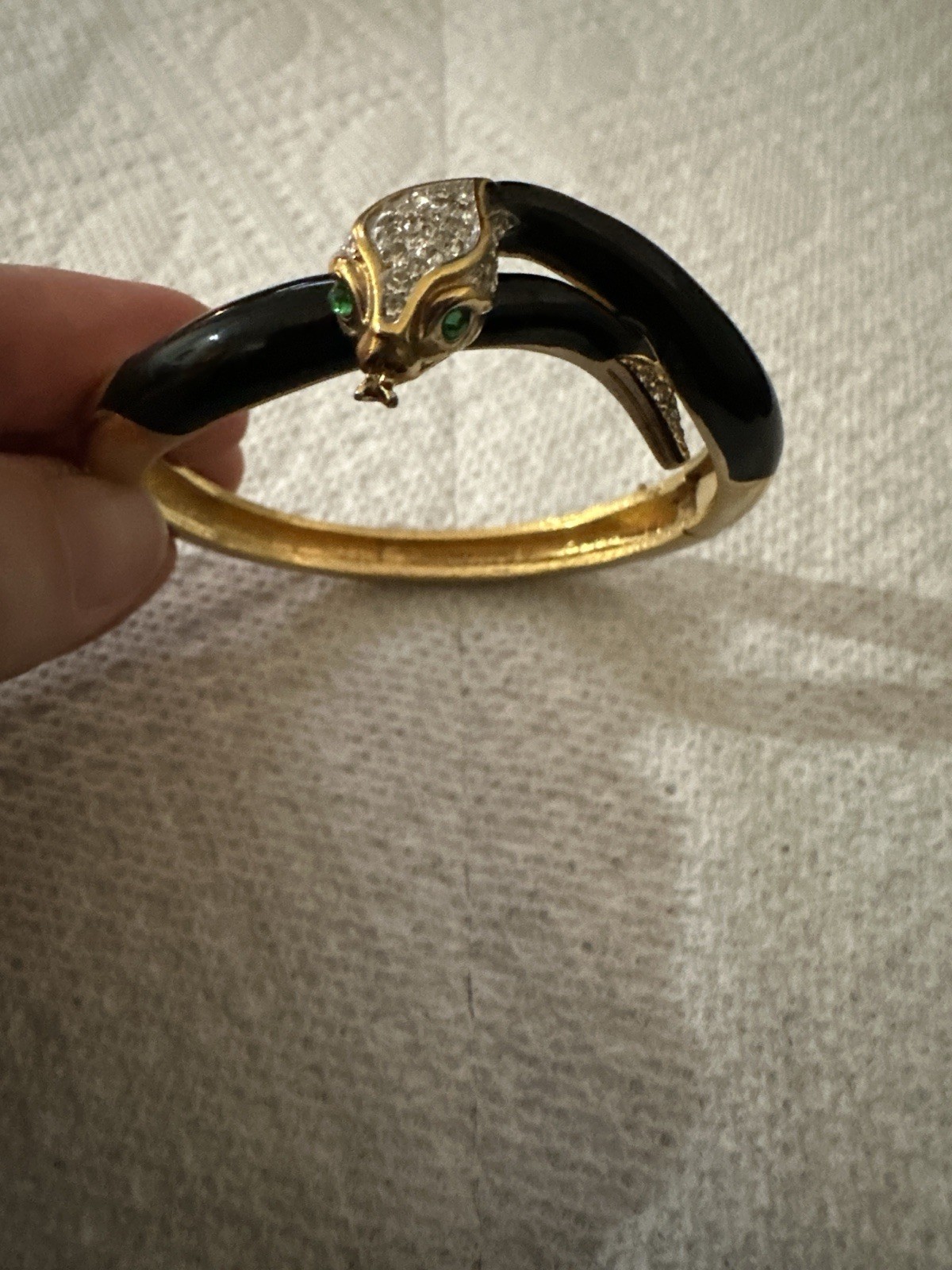 Panetta Signed snake Bangle - image 2