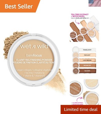 Light Coverage Clarifying Finishing Powder - Hydrating Matte Formula with SPF 10
