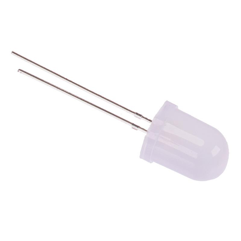 50 x Warm White 10mm Diffused Round LED 120° 3000mcd 3000K