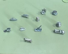 Parker Brothers Monopoly Game Replacement Parts 11 Player Tokens
