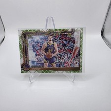 2025-26 Topps Holiday #H110 - Green Plaid - Quinten Post - Golden State Warriors