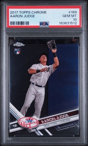 2017 Topps Chrome - Aaron Judge #169 (RC) PSA 10 YANKEES