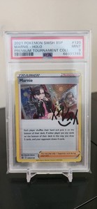 Marnie PSA 9 Sword & Shield Black Star Promo Holo #SWSH120 Pokemon 2021