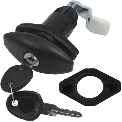 Drehspannschloss Klappenschloss Ellipse Wohnwagen Wohnmobil FAP FF2 HSC schwarz