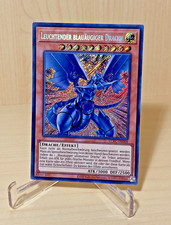 Yugioh / "Leuchtender Blauäugiger Drache" / LCKC-DE008 / Secret Rare