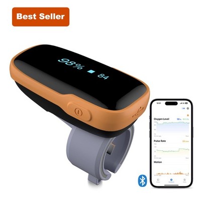 Wellue WearO2 Ring Pulsoximeter Sauerstoffmessgerät mit Gerätevibrationsalarm